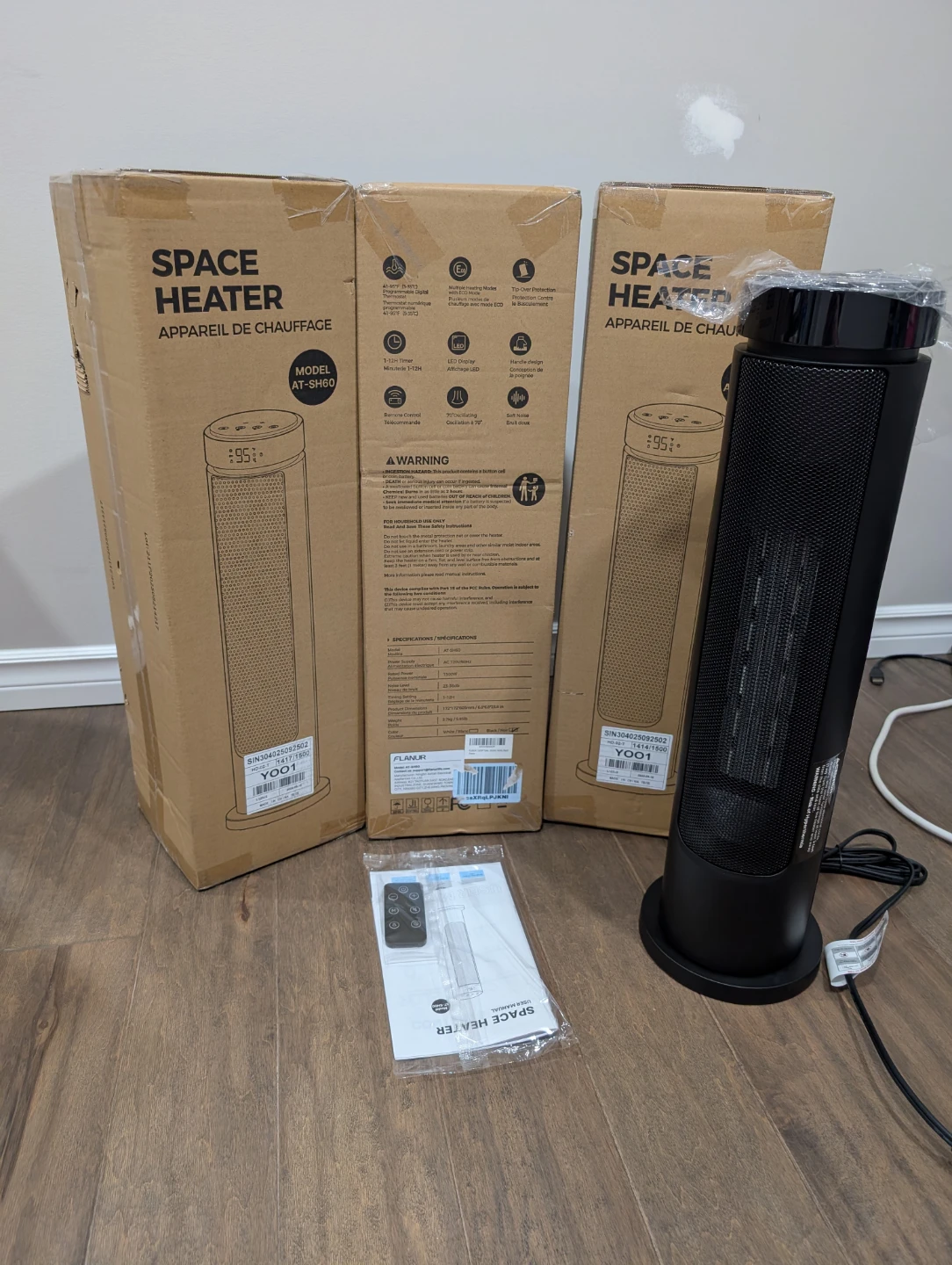 Brand New Tower Oscillating Space Heater For Sale - photo 4
