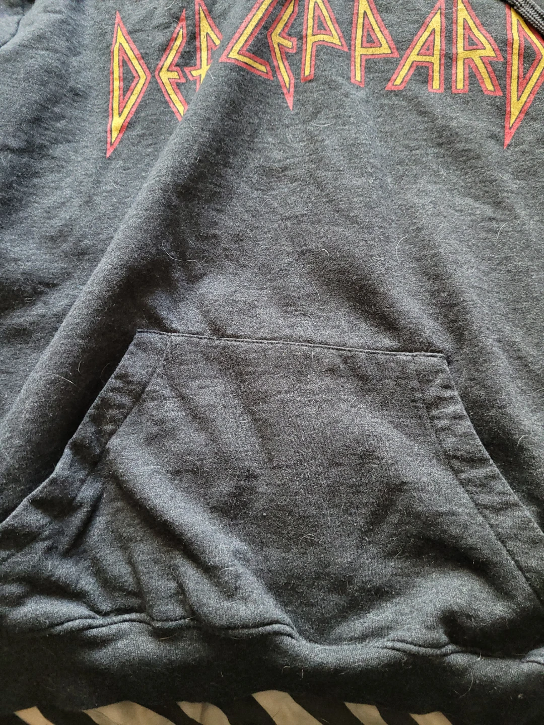 Def Leppard Grey Hoodie M/M - photo 2