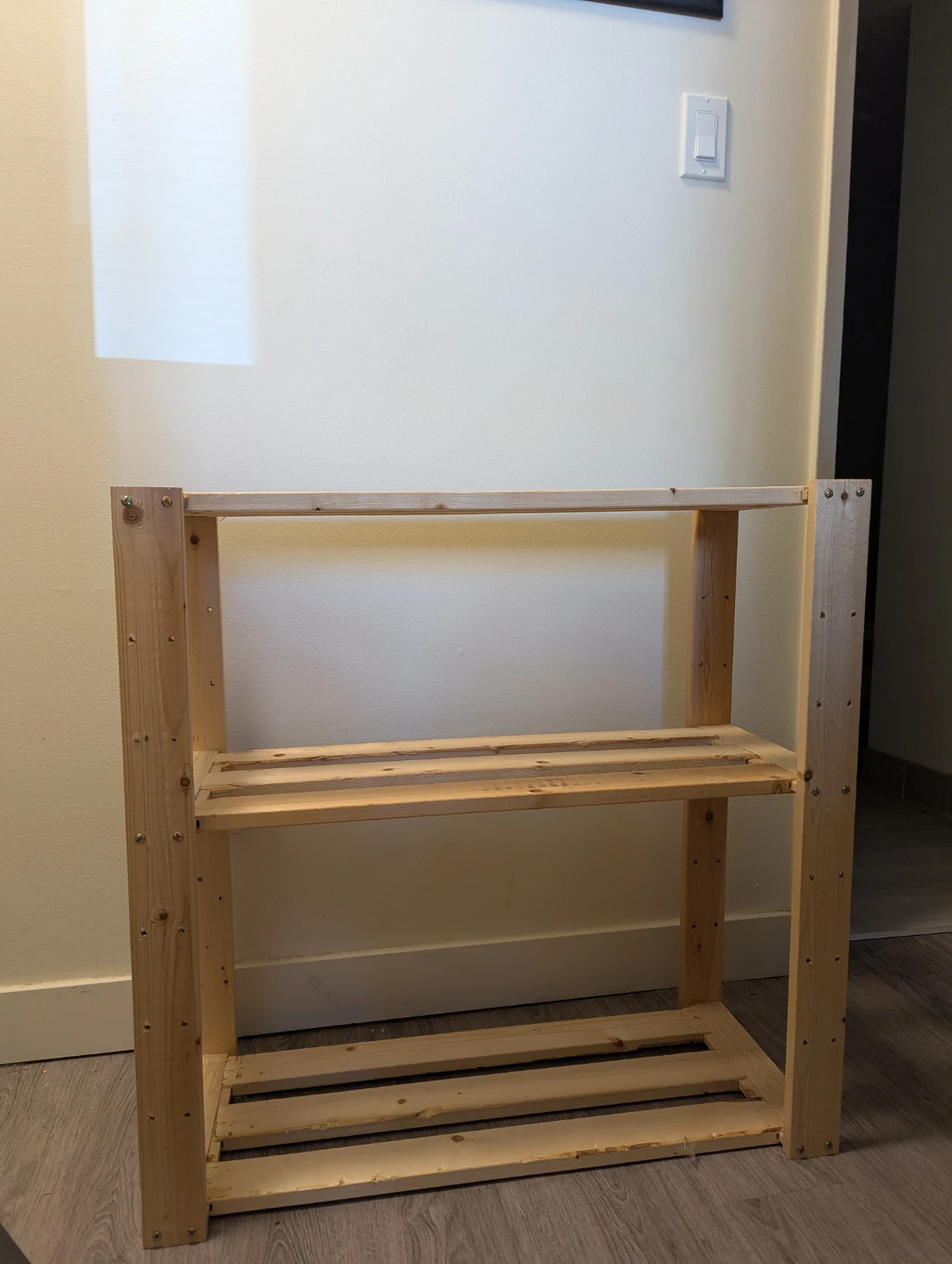 Wooden Storage Shelf