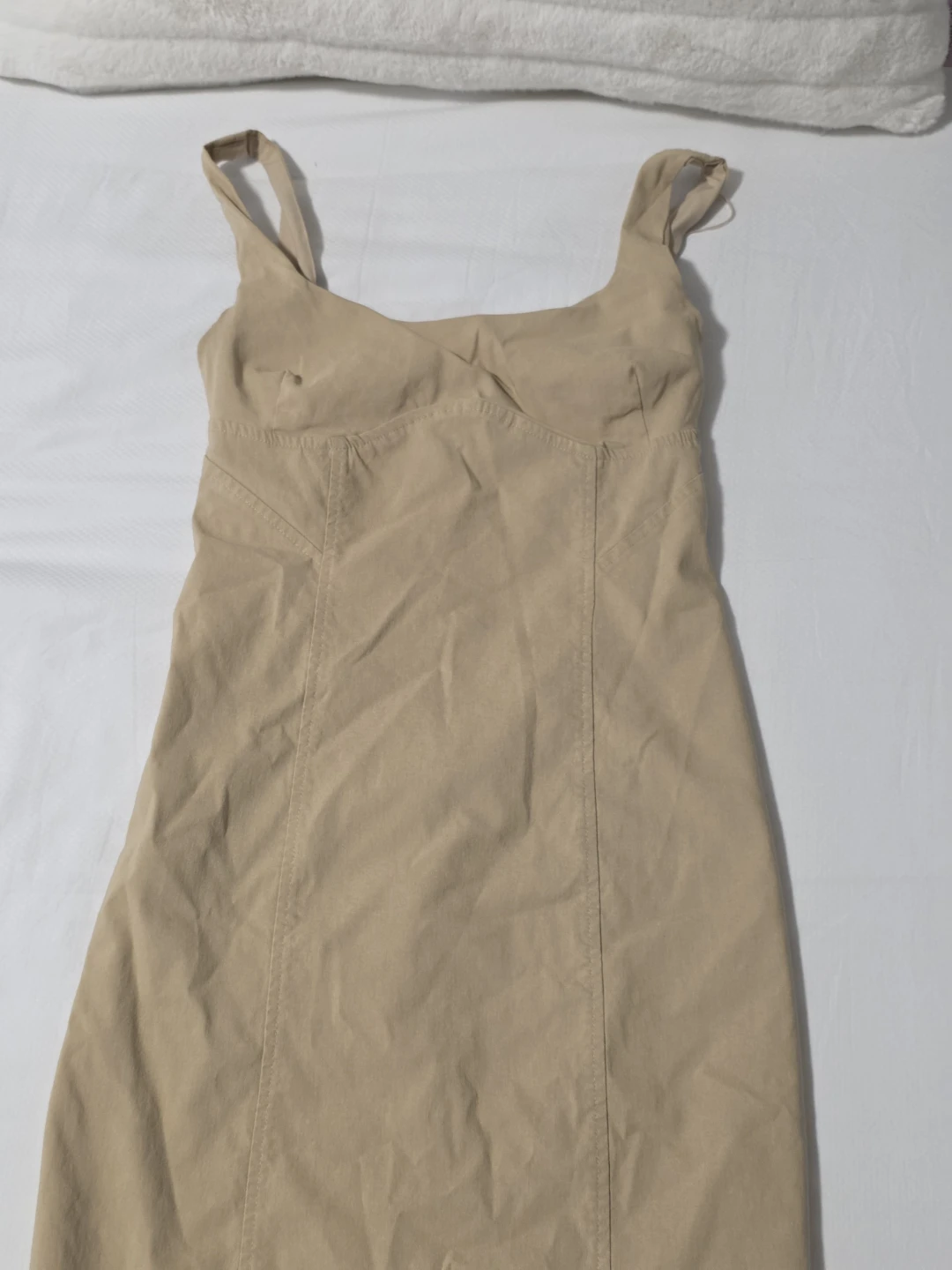 GUESS Tan Midi Dress