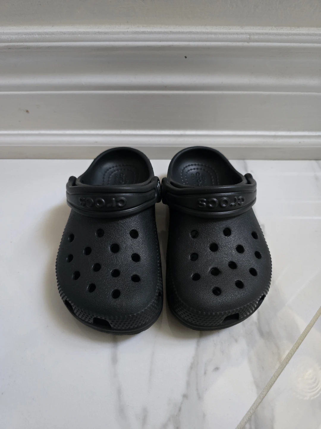 Black Crocs toddler Size c9