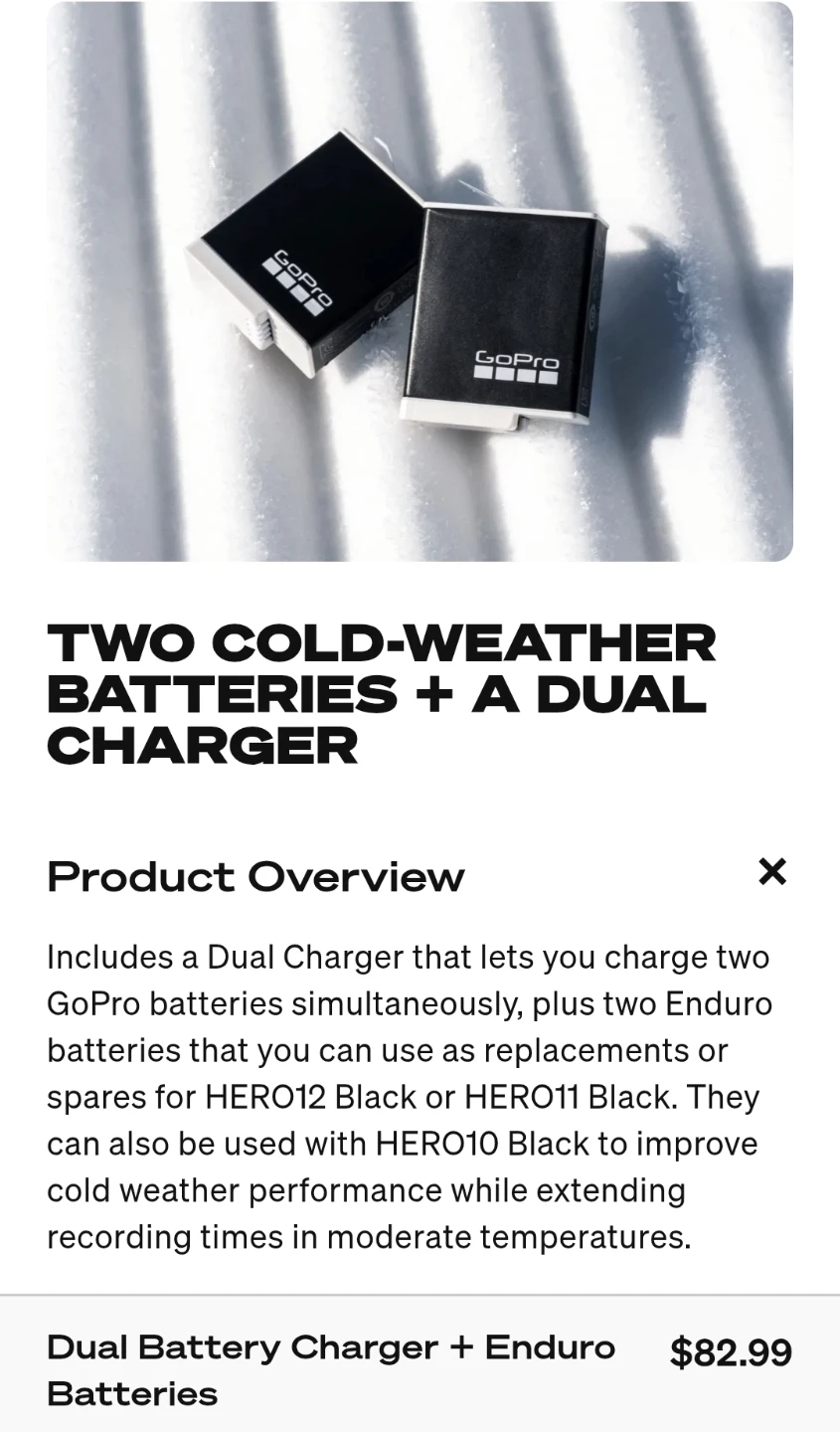 GoPro Dual Battery Charger + 2 Enduro Batteries - photo 5