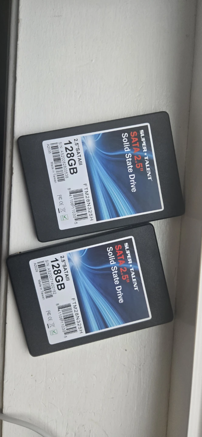 Super Talent 128GB 2.5" SATA Solid State Drive 25 EACH