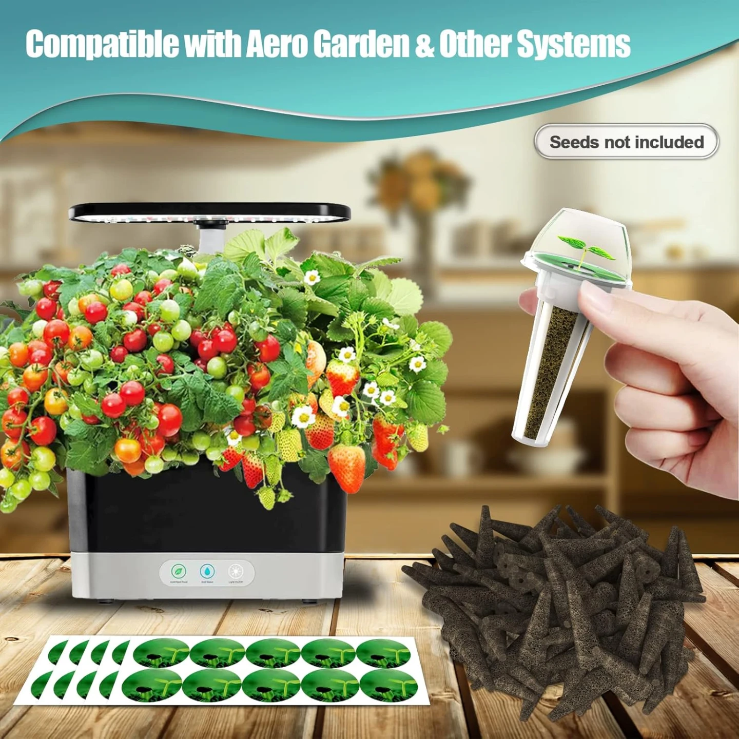 50 pcs Seed Pod Kit for Aerogarden, Grow Anything Kit - photo 2