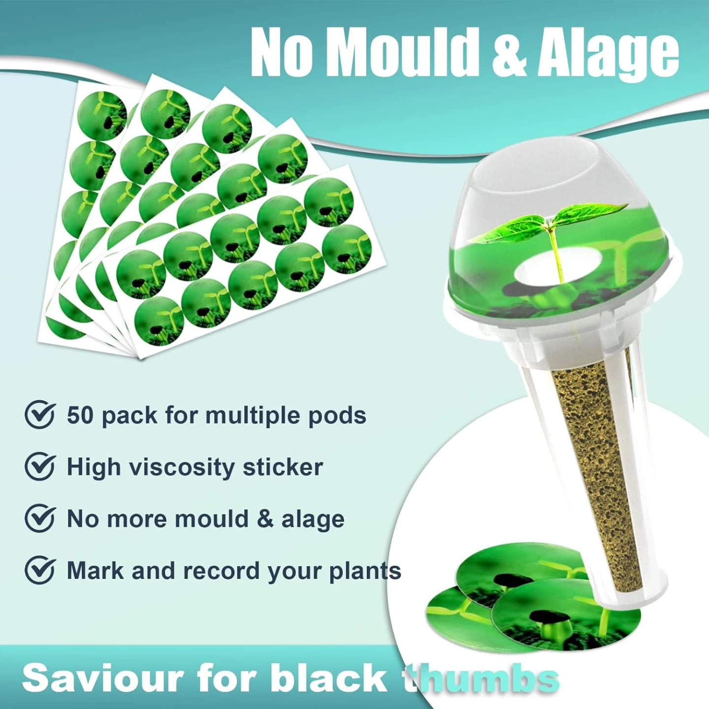 50 pcs Seed Pod Kit for Aerogarden, Grow Anything Kit - photo 3