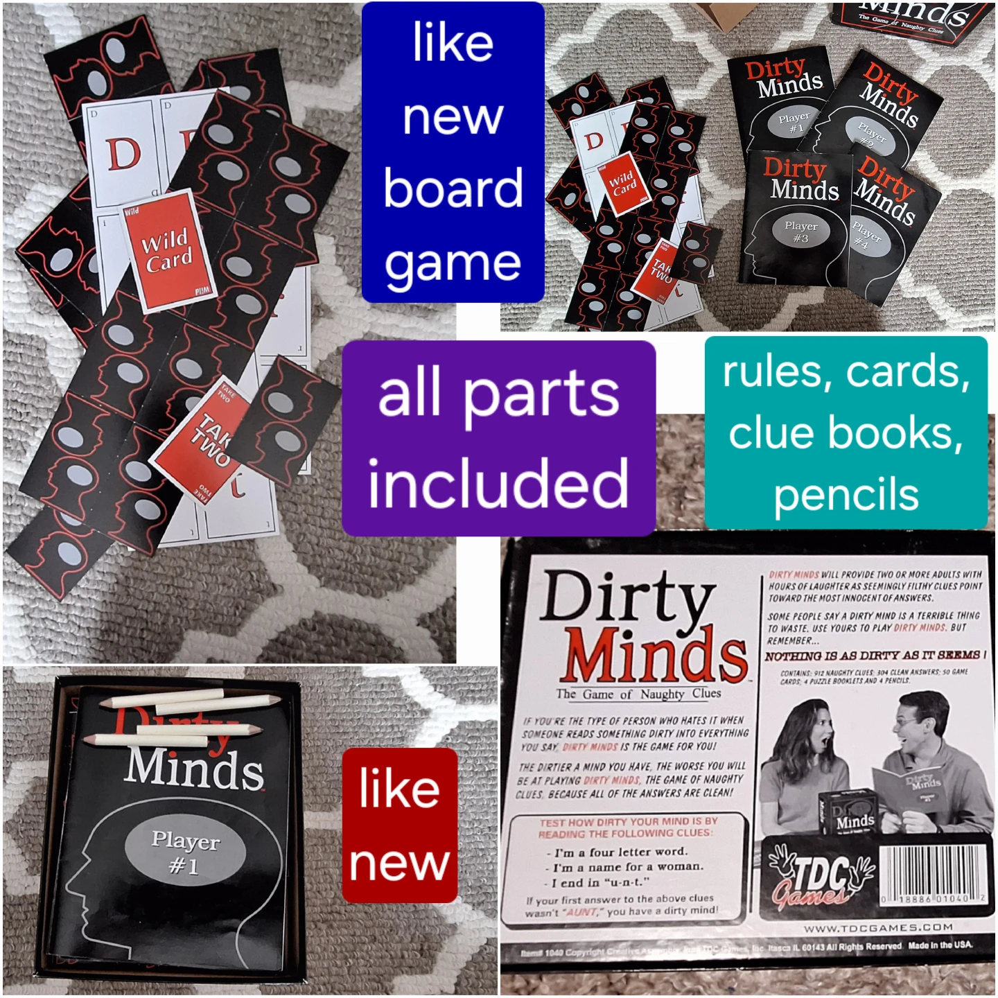 Dirty Minds game - like new board game - photo 5