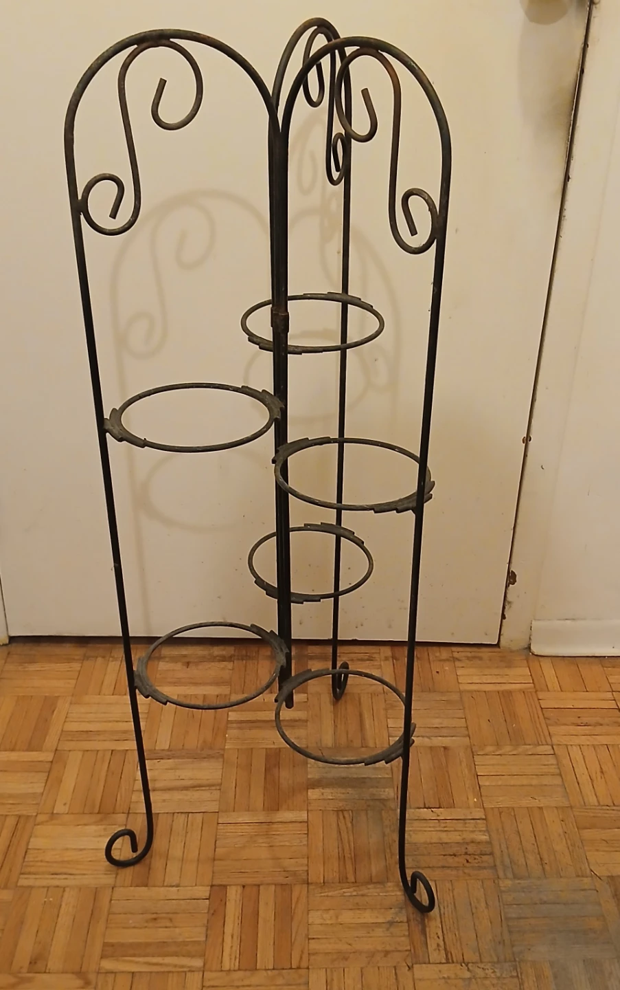 Black Metal 6 Tier Plant Stand
