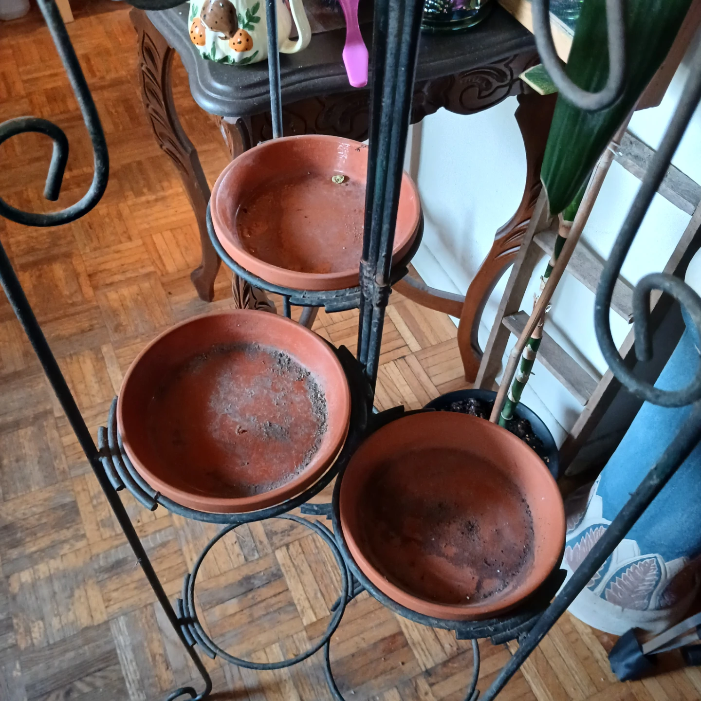 Black Metal 6 Tier Plant Stand - photo 3