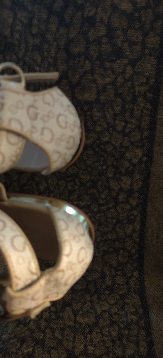 Guess Women's Beige Logo Thong Sandals - photo 4
