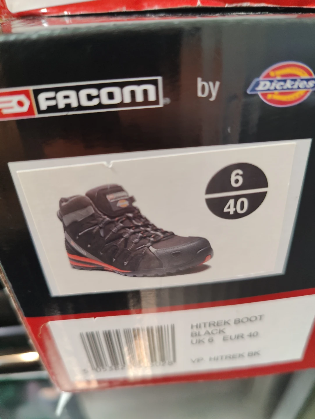 FACOM Hitrek Boot Black UK 6 EUR 40 dickies
