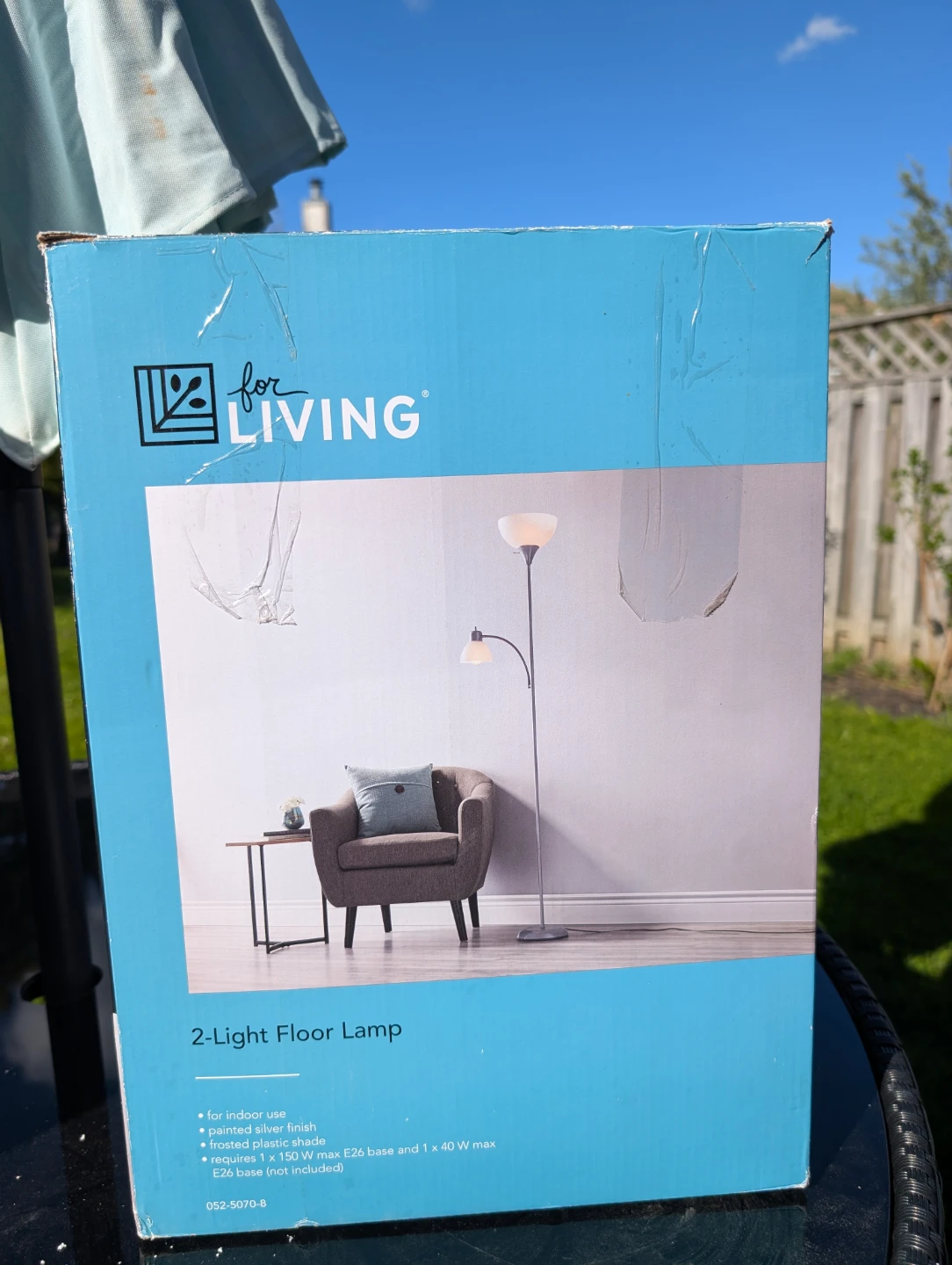 For Living 2-Light Floor Lamp