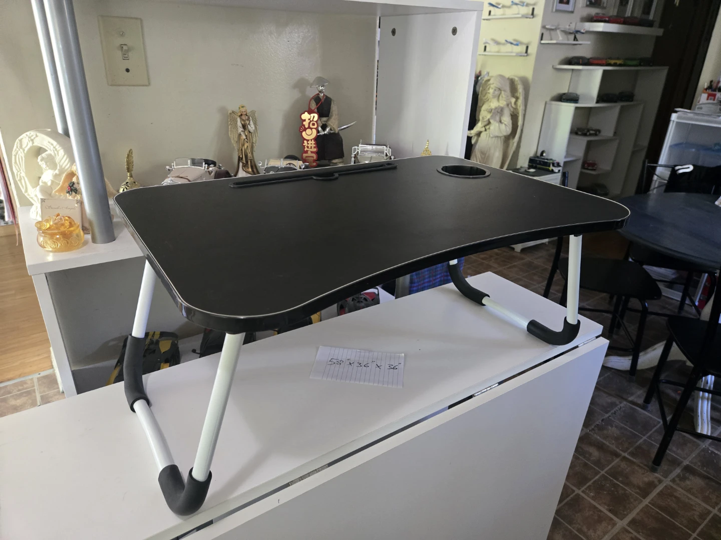 Black Lap Desk with Cup Holder - photo 3