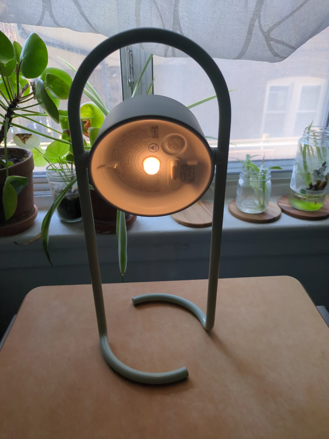 IKEA SOLVINDEN LED Table Lamp - Green, 29 cm - photo 2