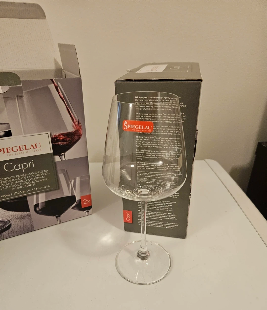 Verres à vin Spiegelaü Capri 490ml (4x) - photo 3