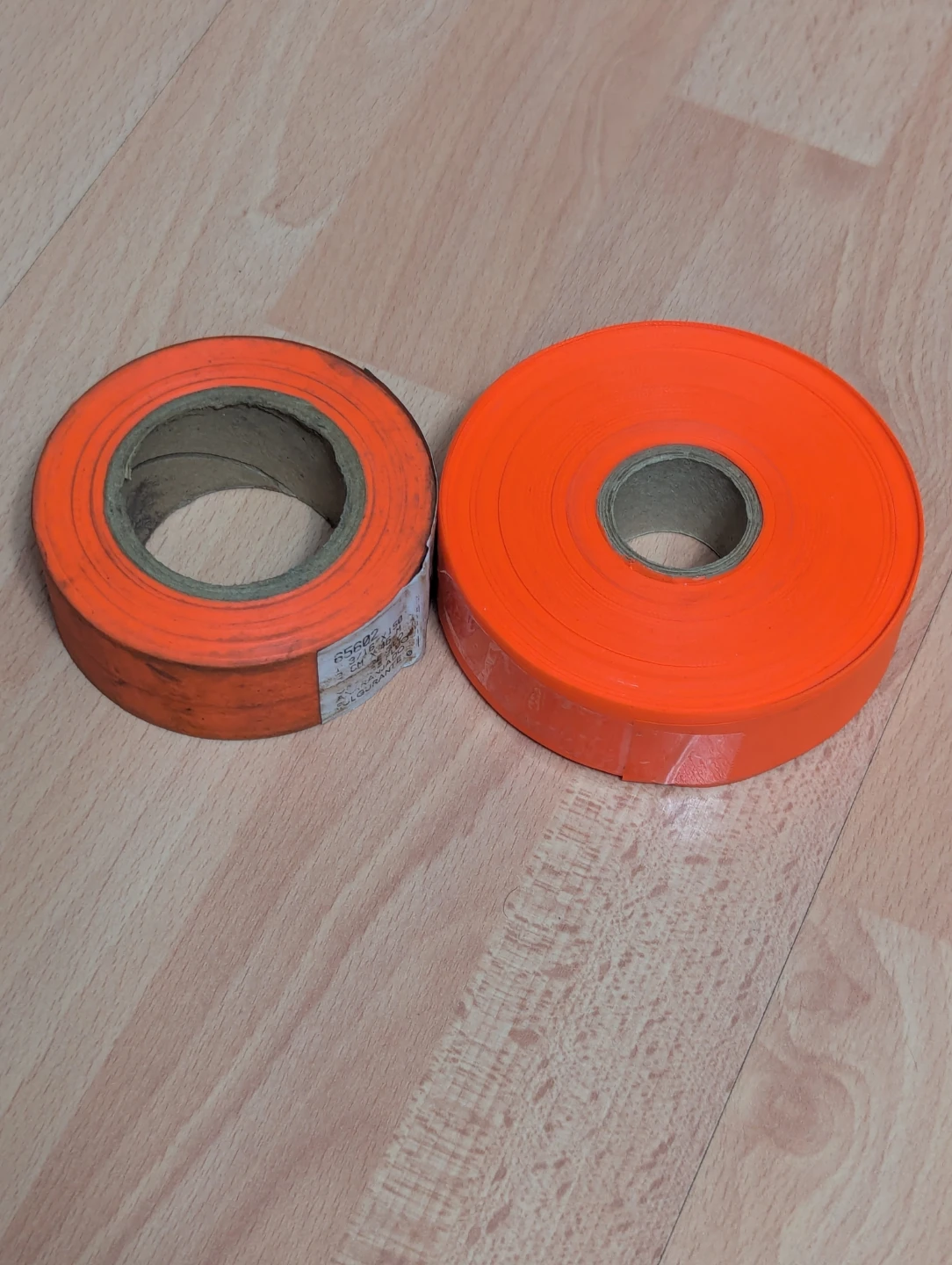 2 rolls of Flagging Tape, Glo Orange  Price is for both
