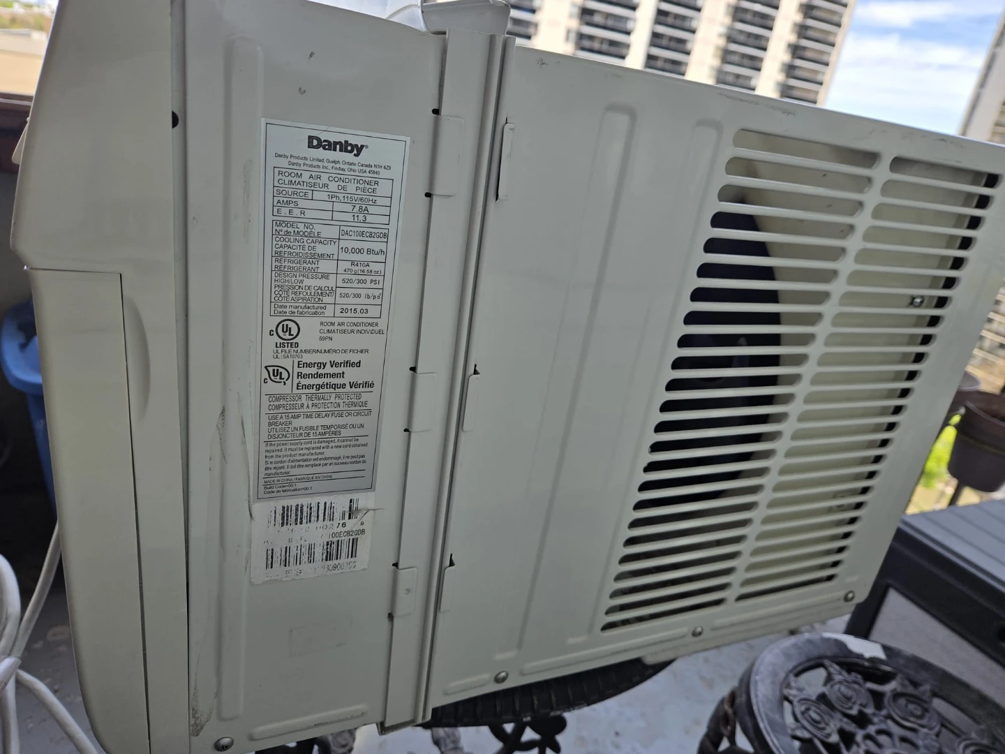 Danby 10,000 BTU Room Air Conditioner - photo 2