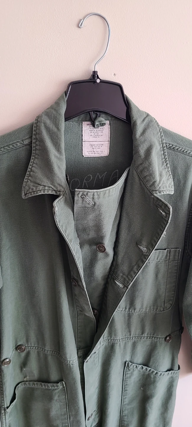 US Military Heavy Cotton Coveralls - Surplus - photo 4