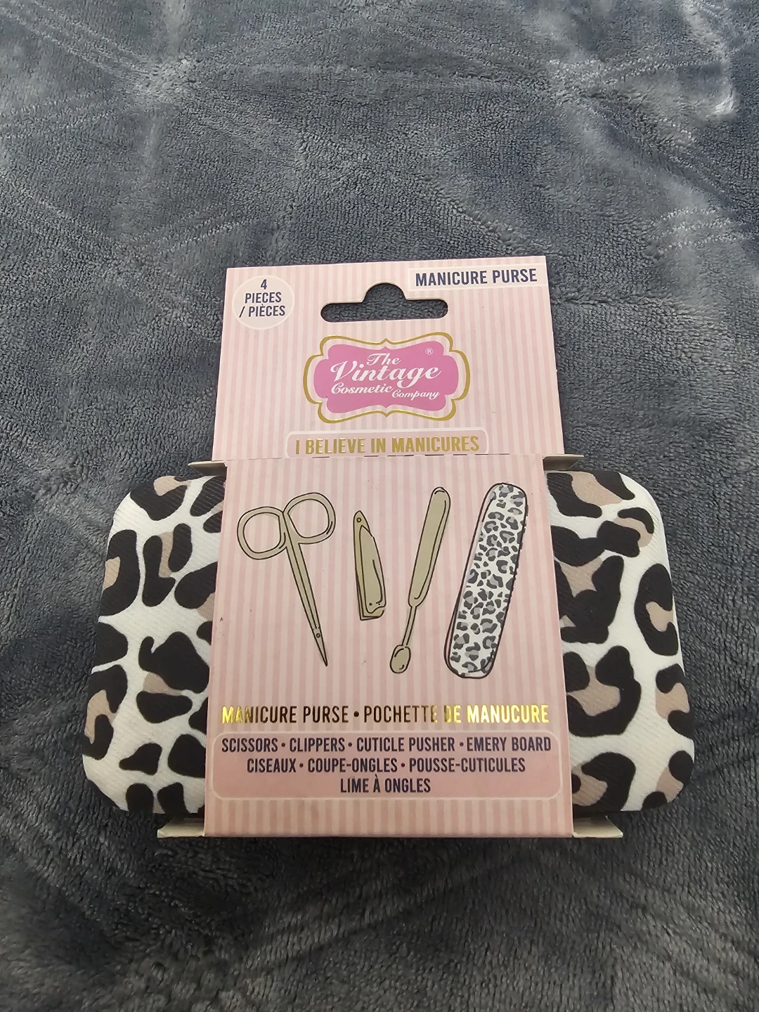 The Vintage Cosmetic Company 4-Piece Manicure 💅 Purse/Kit 👛 🪙