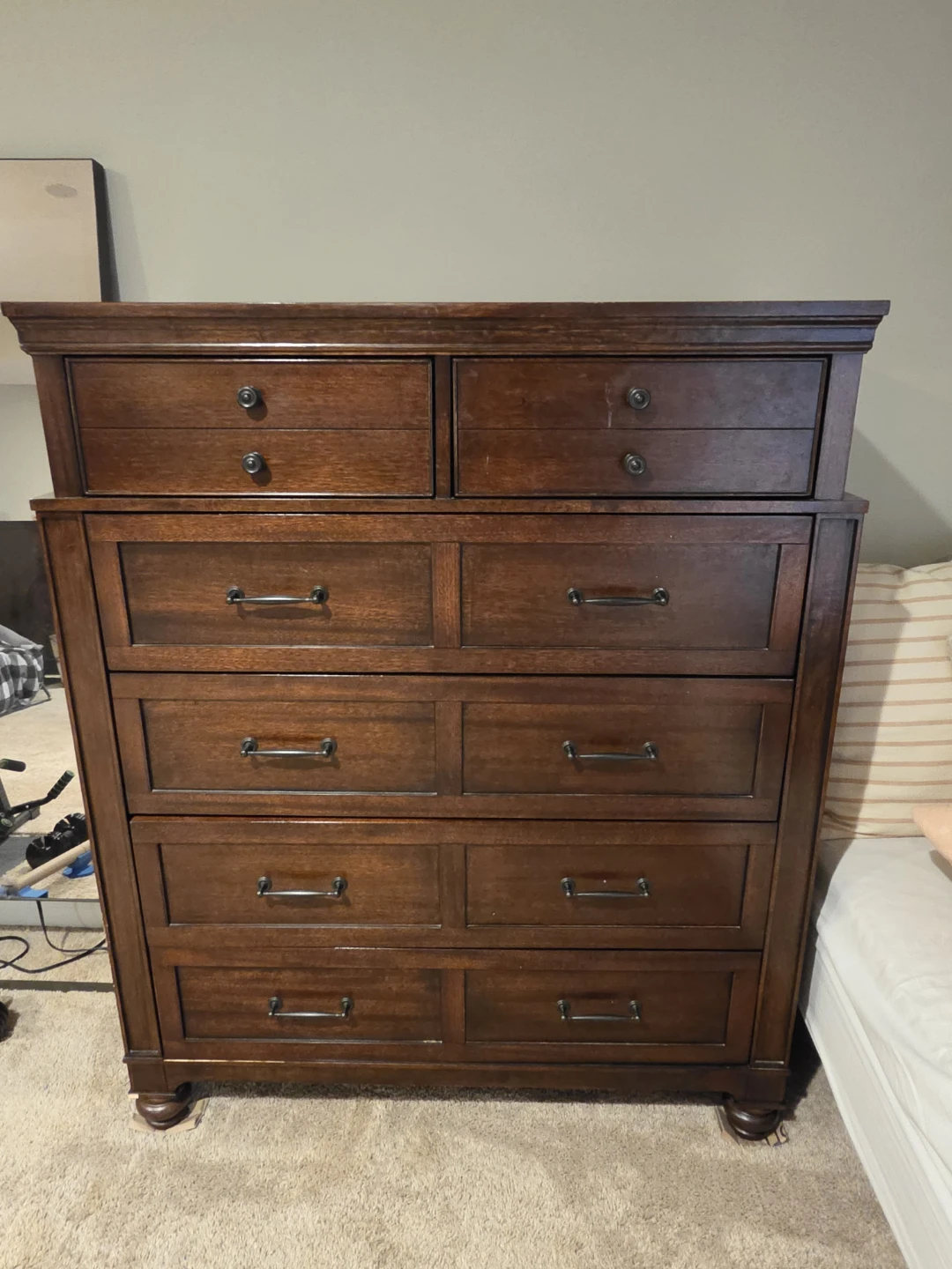 Costco King Solid Wood Bedroom Set - photo 5