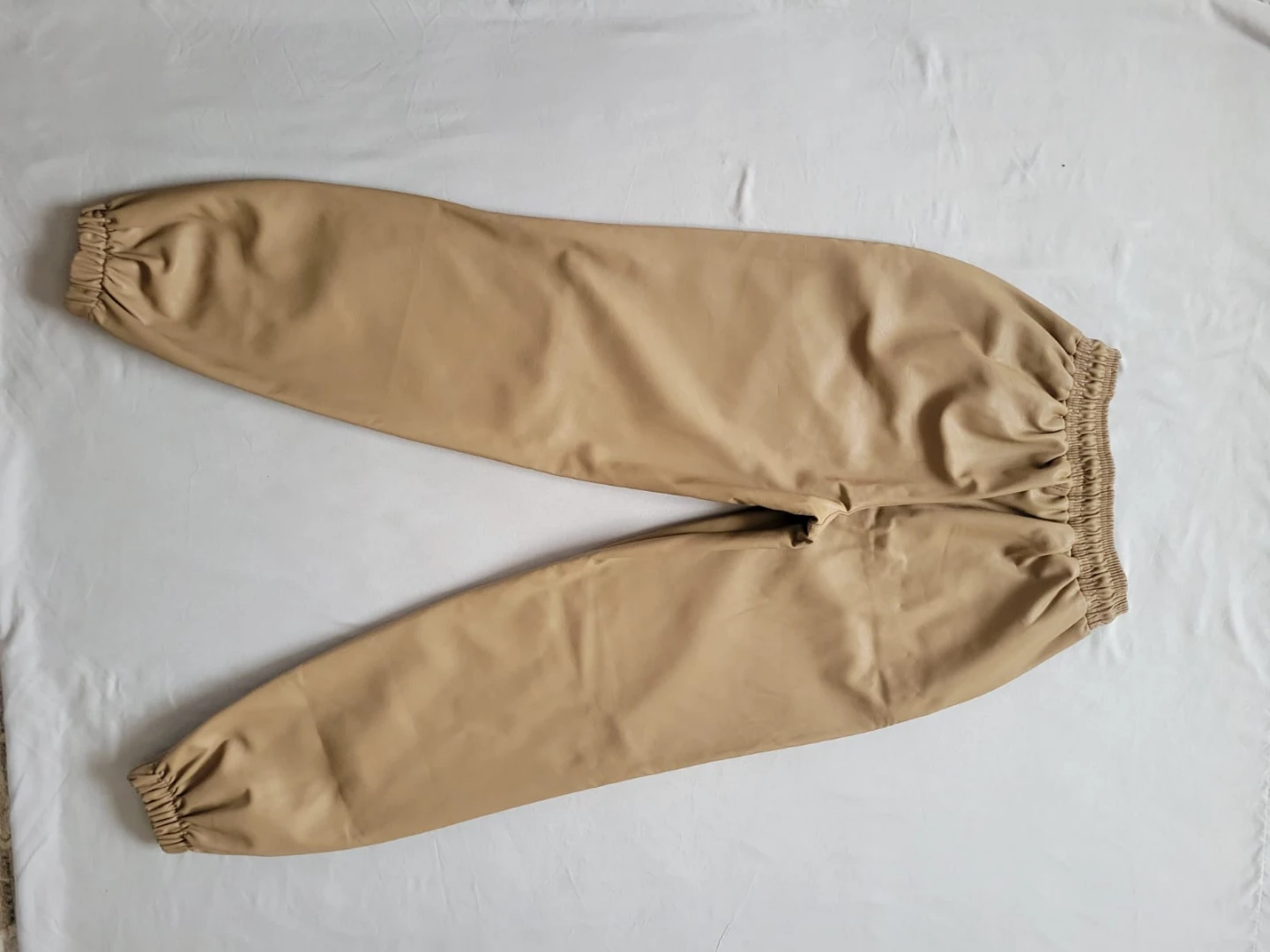 Faux Leather Jogger Pants - photo 2