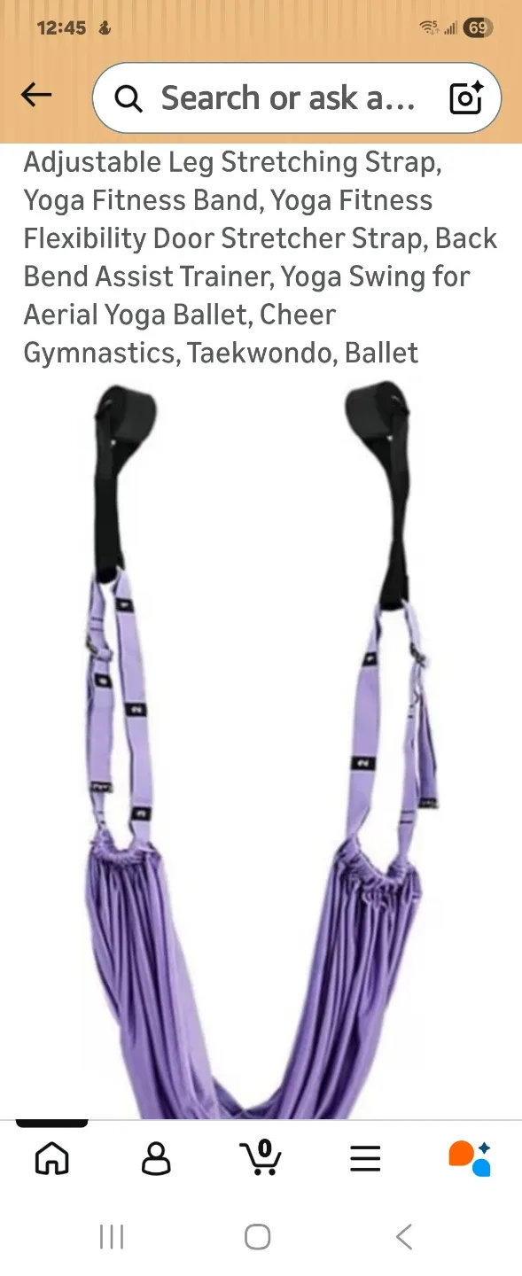 Goxtaca Adjustable Leg Stretching Strap