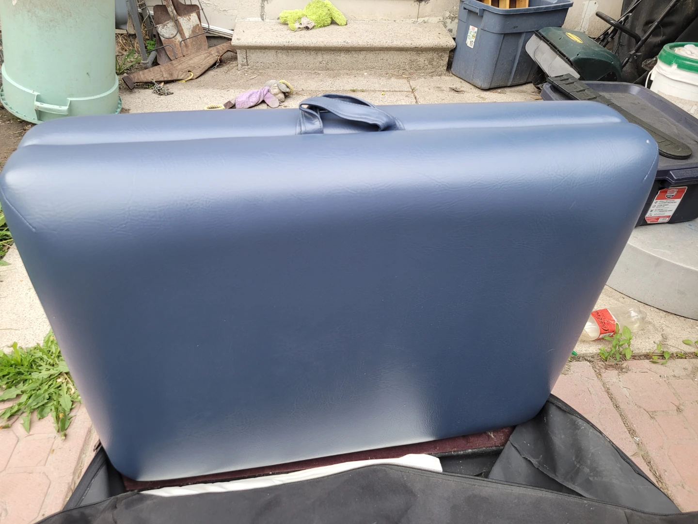Blue Portable Massage Table with Face Cradle - photo 5