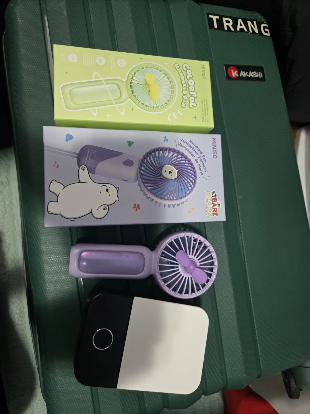 4 Miniso Handheld Mini Fans