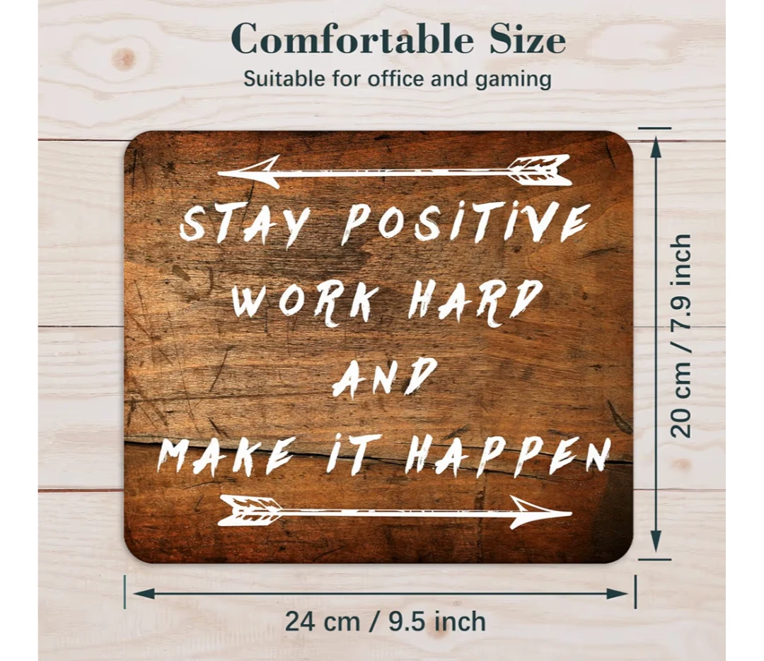Brand new mouse pad with inspirational quote - photo 4