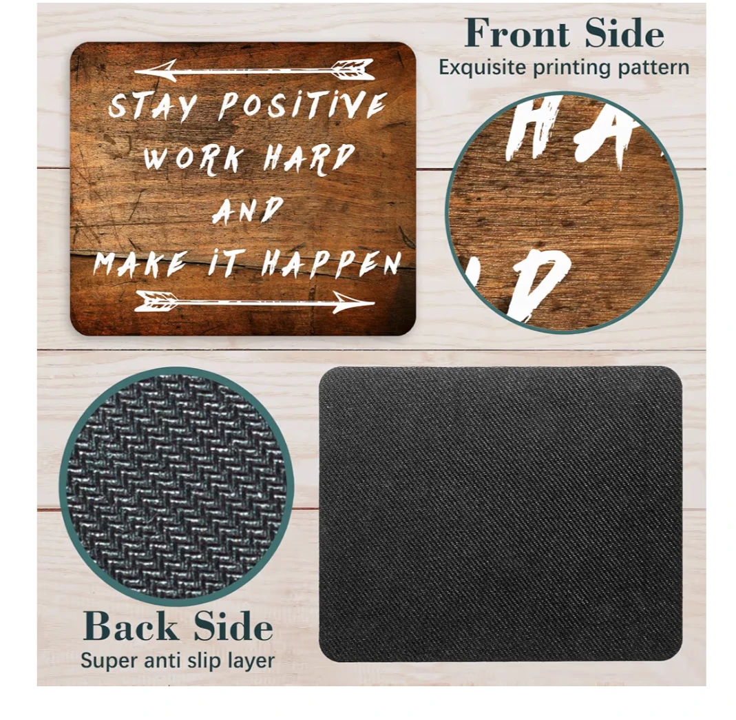 Brand new mouse pad with inspirational quote - photo 5