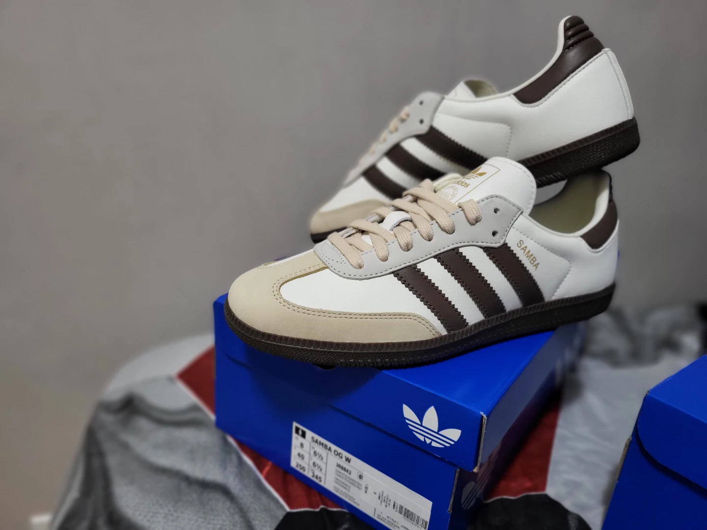 Adidas Samba OG Women's Sneakers White/Brown Size 8 - photo 3