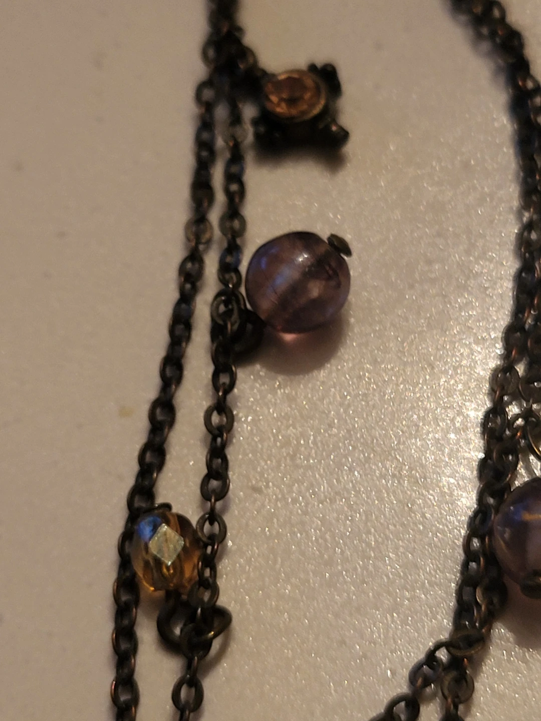 Tigereye and Crystal Pendant Necklace - photo 4
