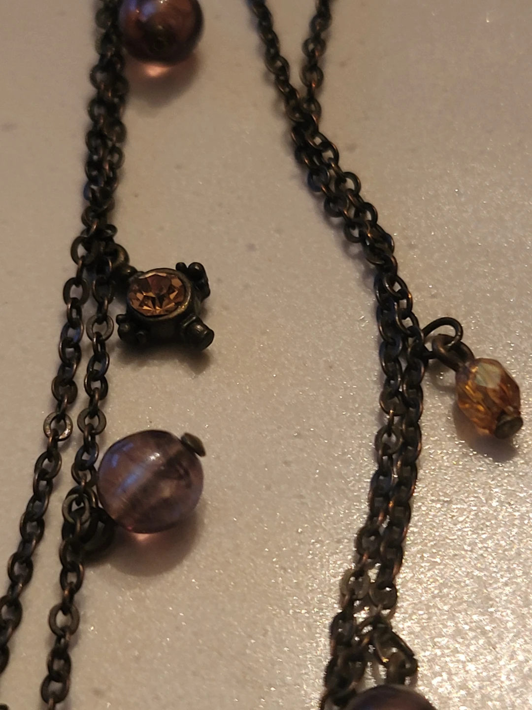 Tigereye and Crystal Pendant Necklace - photo 5