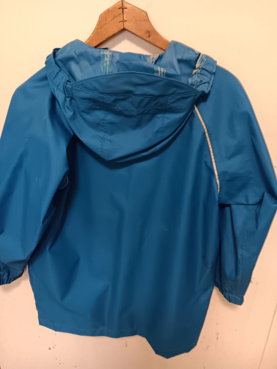 Blue Hooded Rain Jacket child 9-14 - photo 2