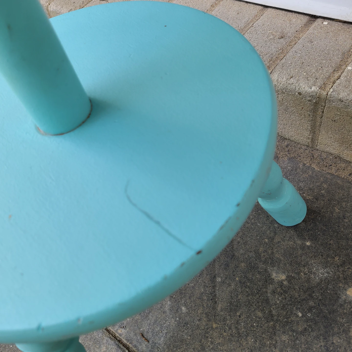 Cute light blue Accent Table for $10 - photo 5