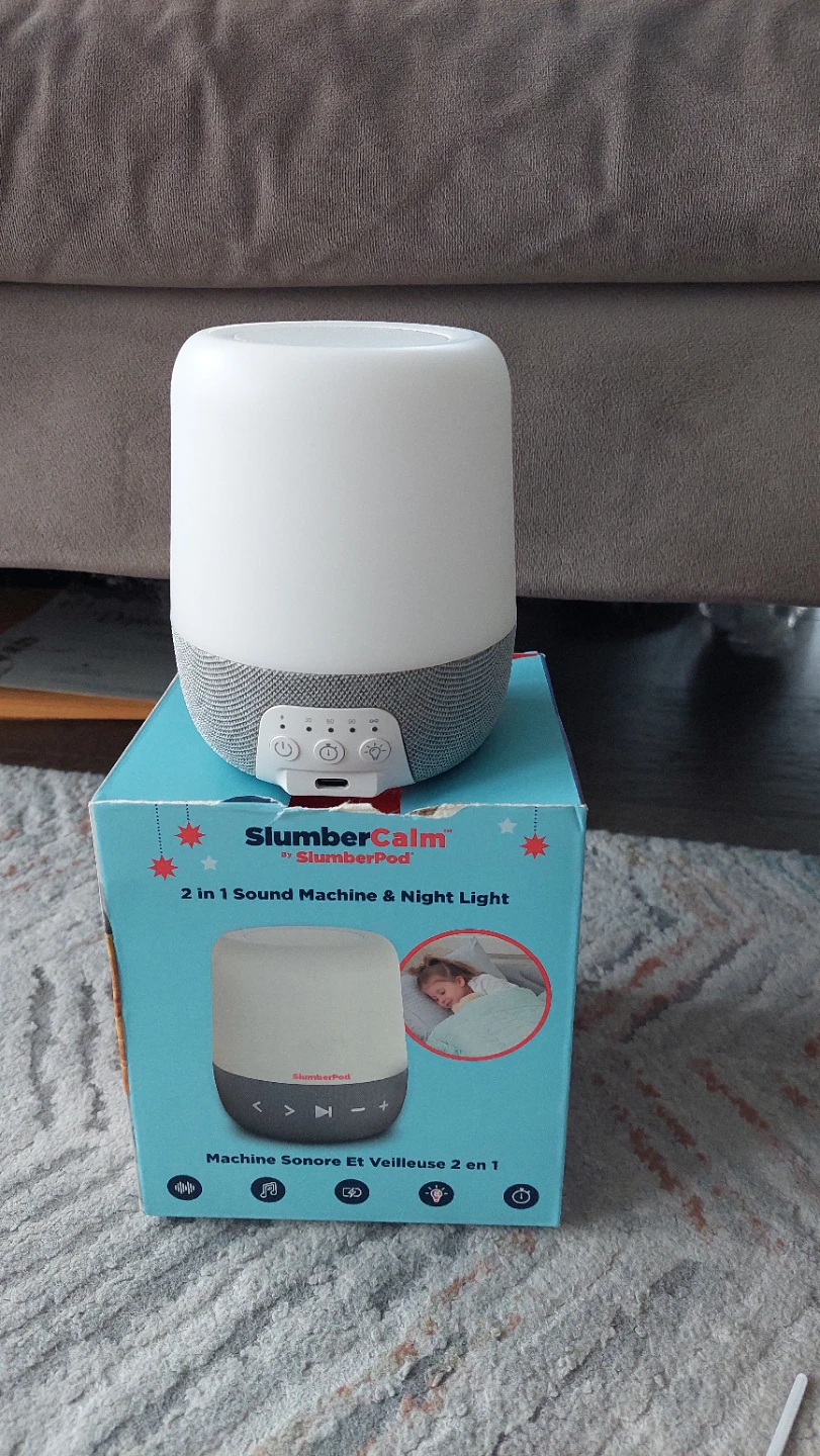 SlumberCalm by SlumberPod 2-in-1 Sound Machine & Night Light