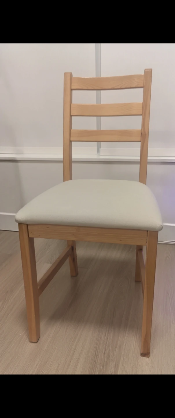 4 IKEA Lerhamn Dining Chairs