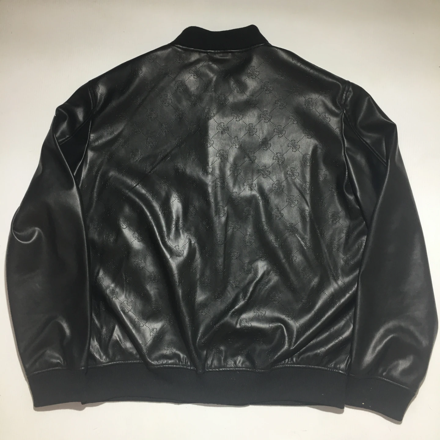 Guess Black Embossed Logo Bomber Jacket XL/TG - photo 2
