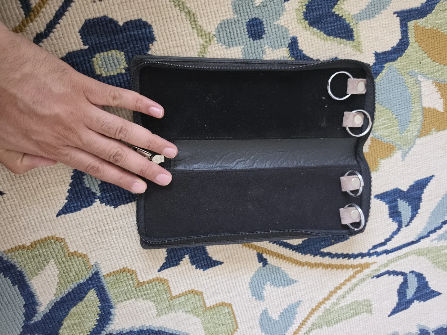Leather Travel key Organizer Case - photo 3
