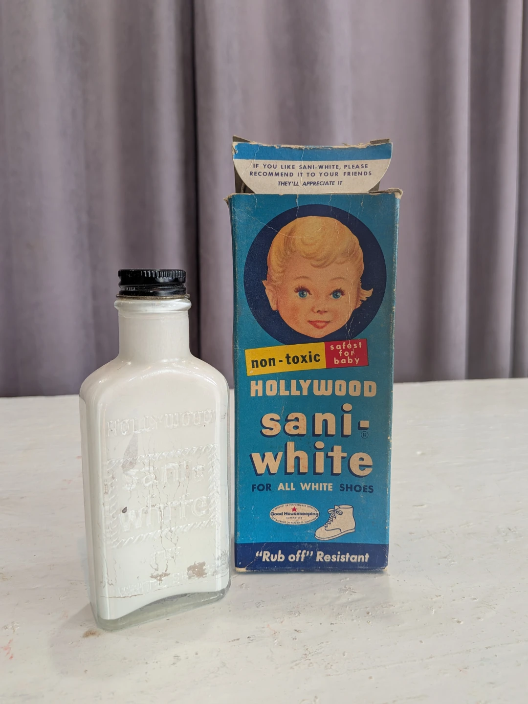 Vintage Hollywood Sani-White Shoe Cleaner