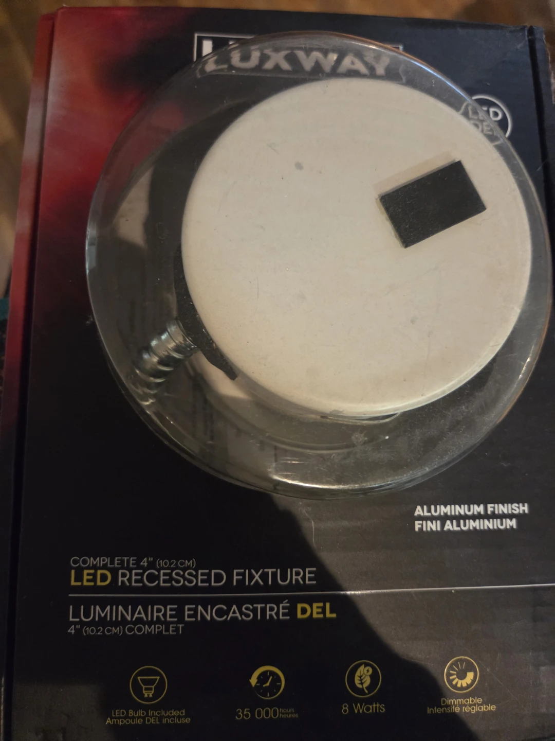 Luxway 4" LED Recessed Fixture - Aluminum Finish