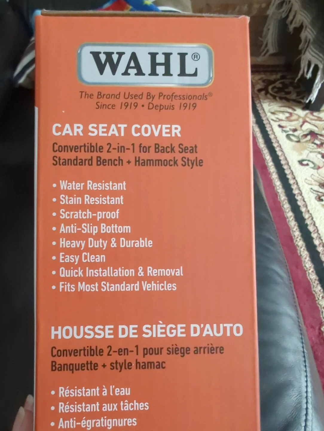 Wahl Car Seat Cover Convertible 2-in-1 Hammock Style - photo 3