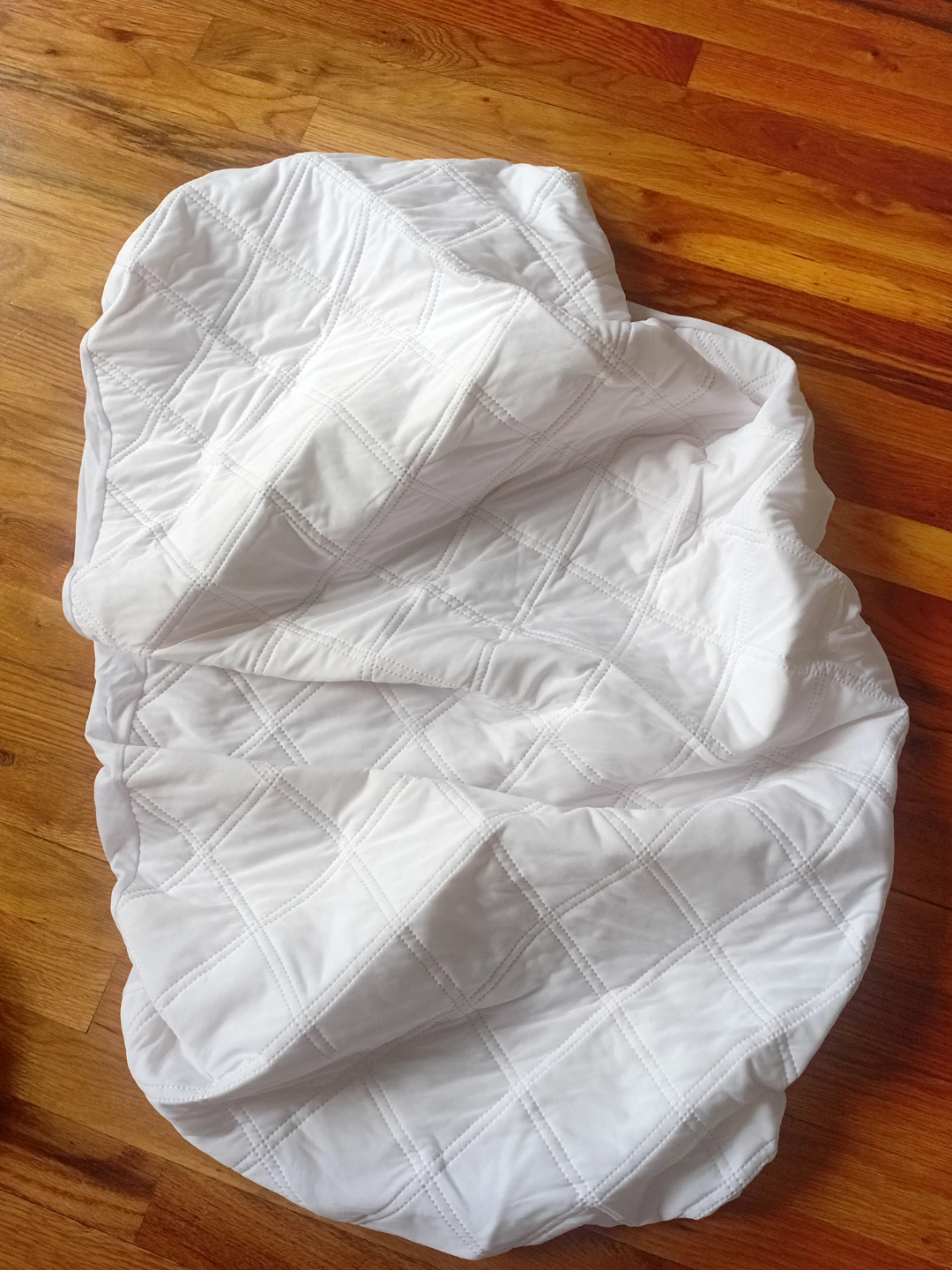 White Quilted Cover