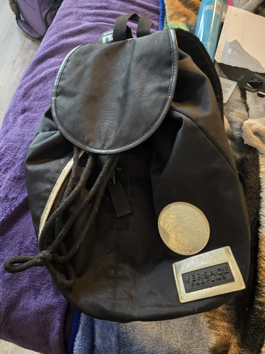 Versace Jeans Couture Black Nylon Backpack - photo 3
