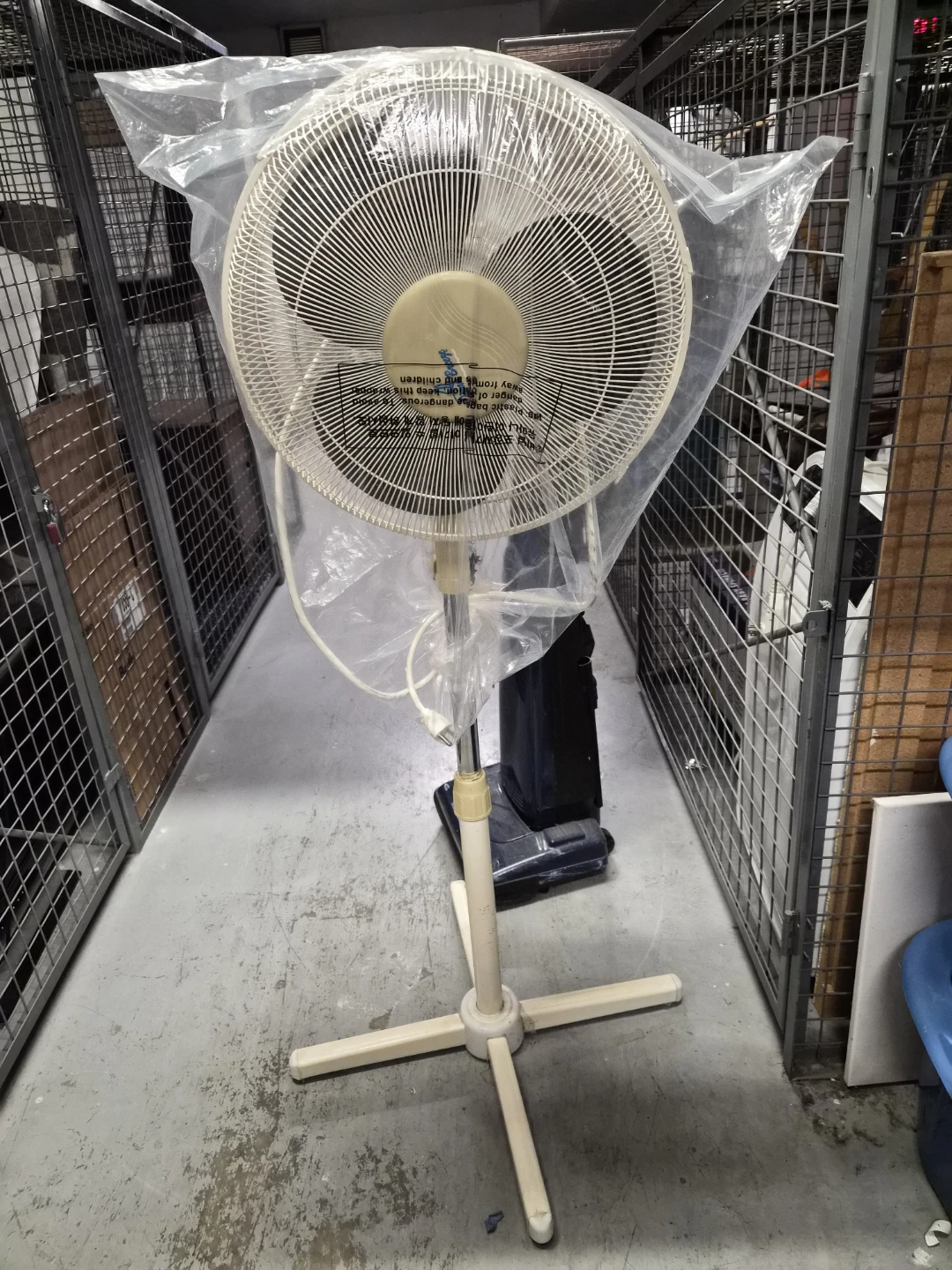 White Pedestal Fan - photo 2
