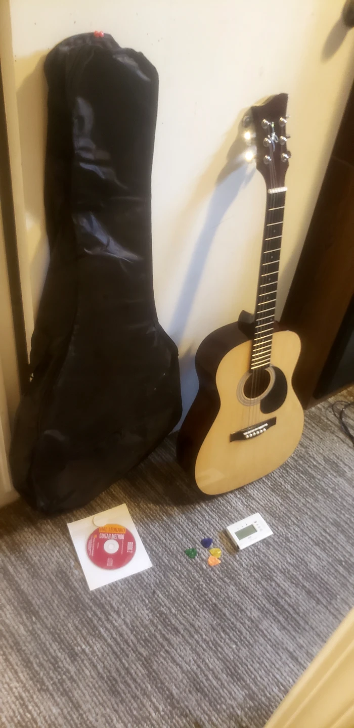 Acoustic Guitar with Gig Bag and Accessories - photo 2