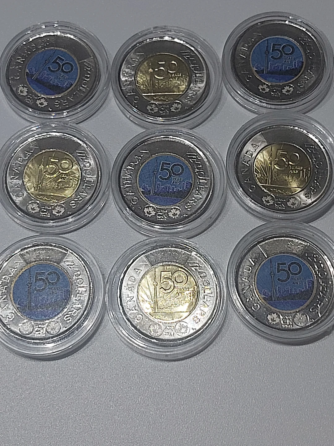 Canada 50 Years CN Tower 2 Dollar Coin 2020 - photo 5