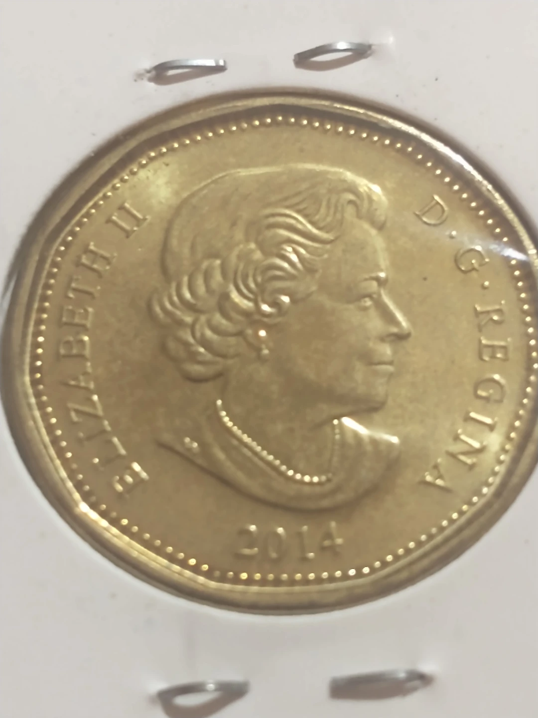 2014 Canada uncirculated dollar - photo 3