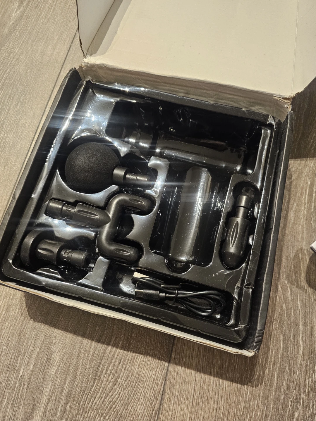 Massage Gun with Attachments and User Manual - photo 3