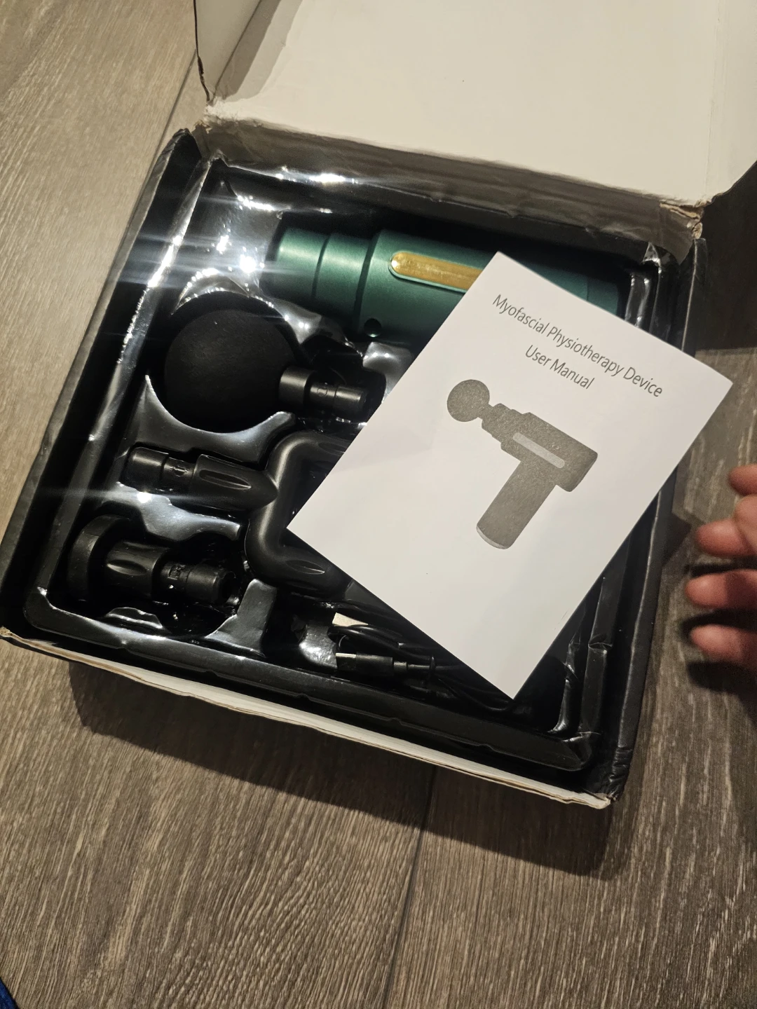 Massage Gun with Attachments and User Manual - photo 5