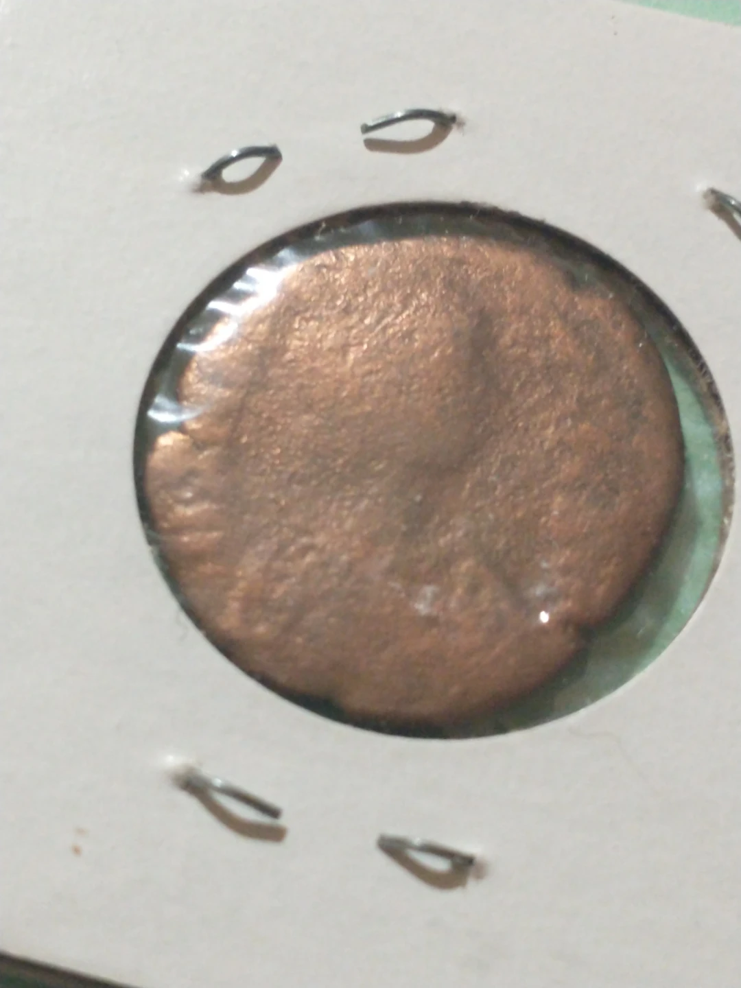 Unattributed Byzantine Empire follis, cleaned and polished - photo 3